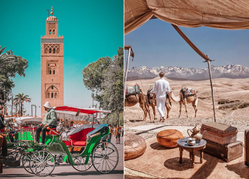 From the Red City to the Blue Waves