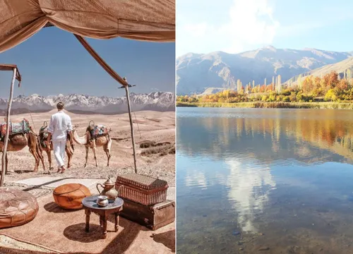 Day Excursion to Agafay Desert, Takerkoust Lake & Asni Village from Marrakech